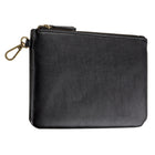 Gry Mattr Vegan Leather Pouch - Black-Interior zip pocket for small essentials