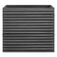 Modway Render 24" Wall-Mount Bathroom Vanity Cabinet - Charcoal-Mid-Century Modern Vanity