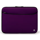 Vangoddy Neoprene 14" Laptop Protective Sleeve Case with Extra Pocket - Purple-Water Resistant Neoprene Material. Protects your laptop from moisture and minor spills.