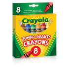 Crayola Jumbo Crayons - 8 Count-Easier to hold, hard to break