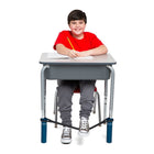 Bouncyband For Desk - Blue-Dimensions: 20" to 28" W