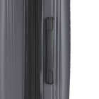 Bugatti Dubai Collection 21.5" Hardside Carry-on Luggage - Charcoal-Double 360-degree spinner wheels for smooth and quiet rolling (8 wheels)