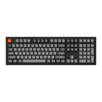 Keychron K10 Max Swappable RGB Backlight - Banana Switch - Black-Full-size layout with numeric keypad for enhanced productivity and comfortable typing