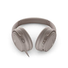 Bose QuietComfort Wireless Noise Cancelling Over-the-Ear Headphones - Sandstone-An optional audio cable with an in-line microphone plugs
