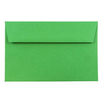 JAM Paper A9 Coloured Invitation Envelopes - 5.75 x 8.75 - Green Recycled - 50 Pack-Envelope Features: Straight flap gum closure, high quality Smooth paper finish, 30% recycled