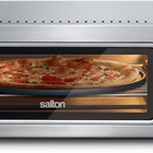 Salton Pizzadesso Professional Air Fryer Pizza Oven with Peel - Stainless Steel-Steak - delicious steak in minutes thanks to high heat