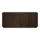 Hudson&Canal Hanson TV Stand for TV's up to 65" - Alder Brown-A transitional design accommodates TVs up to 65" for your entertaining space
