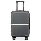 Air Canada Laurentian 20" Hardside Carry-On Luggage - 360-Degree Spinner - Charcoal-Carry-on luggage is designed for convenient travel and meets most airline carry-on size restrictions