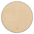 Flash Furniture 30" Round Wood Cocktail Table with 30" & 42" Columns-Quadruple Coated Polyurethane Varnish Top