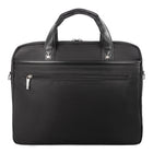 Bugatti Moretti Collection - 15.6" Business Briefcase - Black (EXB2157BU-BLACK)-RFID anti identity-theft inner pocket