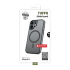 TUFF8 GlideGuard Mag Case for iPhone 17 - Smoke Black-Raised edges: Offer additional protection for both the screen and camera, safeguarding key areas from impact