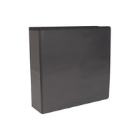 Staples 3" 3-Ring D-Ring View Binder - Black-View binder