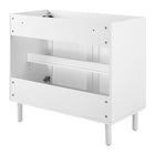 Modway Calla 36" Perforated Metal Bathroom Vanity Cabinet - White-Assembly Required