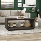 Hudson&Canal Evie 48"W Rectangular Coffee Table - Alder Brown-Finished in wood-look alder brown