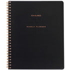 AT-A-GLANCE 2026-2027 Signature Weekly/Monthly Academic Planner - 11" H x 8-3/8" W - Black - Bilingual-13 months: July 2026 - July 2027