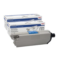 Okidata 46508704 C332 OEM Toner - Standard Yield - Black - 2 Pack -Colour: Black