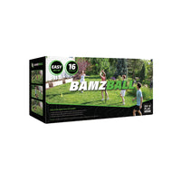 Hape Bamzball Game -Includes 21″ diameter ring on an adjustable 72″ pole, ground stake, 2 inflatable balls (4″ and 7″ diameter), 4 boundary cones, air pump, and rule book.