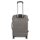 Nicci Deco 24" Hardside Check-in Luggage - Charcoal Grey-Top and side carry handle
