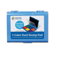 Learning Resources Washable Stamp Pad, Assorted, 2 Pack (LER4275)-Pad type: Micropore