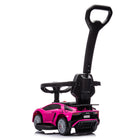 Freddo Lamborghini 3-in-1 Ride On Toy Car - Pink-Versatile Storage: Includes a convenient storage bin, allowing kids to take their favorite toys along for the ride