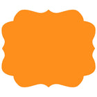 JAM Paper Standard Label Rolls - Vintage Frame Shaped - 2 1/2 x 3 - Neon Orange - 125 Labels/Roll-Size: Vintage Frame Shaped ( 2 1/2 x 3 Inches ) | Printer friendly labels are easy to create and customize.