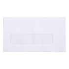 SupremeX Window Envelopes - #8 - Open Side - 24lb White Wove - 3-5/8" x 6-1/2" - Box of 1000-#8 Window Envelopes