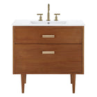 Modway Cassia 36" Bathroom Vanity - Natural/White-8