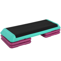 Soozier 3-Level Aerobic Stepper-Made from thick and tough plastic for endless hours of stepping and exercise