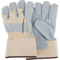 Zenith Safety Split Cowhide Cut Resistant Gloves, Size Large/9, 10 Gauge, Hppe Shell, Astm Ansi Level A6 - 12 Pack-Not Coated