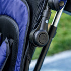 Qaba 6-in-1 Toddler Tricycle with Parent-Push Handle - Dark Blue-Colour: Dark Blue and black 