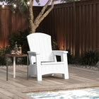 Suncast Adirondack Chair with Storage - White-Unique 8 gallons of storage in seat design.