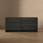 Manhattan Comfort Linda 72" Modern 6-Drawer Double Dresser - Charcoal Grey-9