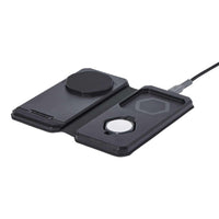 UAG 3 in 1 Travel Charger - Black/Grey-Convertible 3-in-1 travel & desktop charger