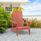 Backyard Lifestyles Adirondack Chair - Red-Stain Resistant and Easy to Clean.