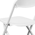 Flash Furniture Kids Plastic Folding Chair, White (YKIDWH)-Easy to Clean