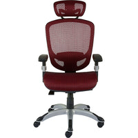 Staples Hyken Ergonomic Mesh Swivel Task Chair - Red-FlexFit, a collection by Union & Scale