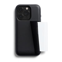 Bellroy 3-Card Cell Phone Case for Apple iPhone 15 Pro Max - Black- Fits up to 3 cards