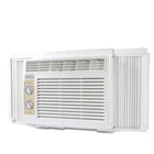 BLACK+DECKER 5,000 BTU Window Air Conditioner-Easy Installation: Window kit with accordion style side panels offer easy installation to ensure the AC unit fits through standard double hung windows from 23" to 36" wide and as low as 13" H.