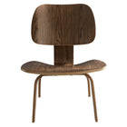 Modway Fathom Wood Lounge Chair - Walnut-7