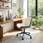 Zuo Maker Office Chair - White-Chair Weight Capacity: Supports up to 330 lb