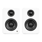 Kanto YU2 Powered Desktop Speakers with Built-in USB DAC - Matte White - 2 Pack-If you're looking for a little more kick, hook up a subwoofer via the SUB OUT port.