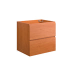 Modway Scenic 24" Wall-Mount Bathroom Vanity Cabinet - Cherry/Walnut-Wall-Mount Bathroom Vanity Cabinet