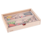 TickiT Woodland Trail Set - Set of 37-Calming design: All the pieces feature a smooth, natural wood grain. Promote comfort and relaxation. Add this set to montessori- and waldorf-based activities, sensory bins and calming corners