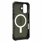 UAG Pathfinder Compatible with MagSafe Rugged Case for iPhone 17 - Olive-Built-in MagSafe Module