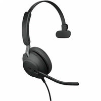 Jabra Evolve2 40 SE UC USB-C/A Monaural Headset - Unified-3-microphone technology for outstanding call performance