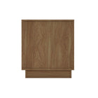 Manhattan Comfort Horizon 21.7" Modern Nightstand - Maple-Perfect for Bedside Storage, Lamps or Display Items