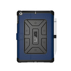 UAG Metropolis Folio Case for 9.7" iPad (2018, 2017)/iPad Air 2/Air - Black/Blue-Compatible with iPad 9.7 2018/iPad 9.7 2017/iPad Air 2/Air