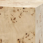 Modway Cosmos 36" Square Burl Wood Coffee Table - Natural Burl-7
