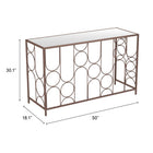 Zuo Convale Console Table - Bronze-18.1" L x 50.0" W x 30.1" H