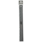 JAM Paper Strong Aluminum Ruler - 12" - Grey Metallic-Ruler is semi flexible, has rounded corners and features a non-skid cork backing so it will stay put when used on all surfaces